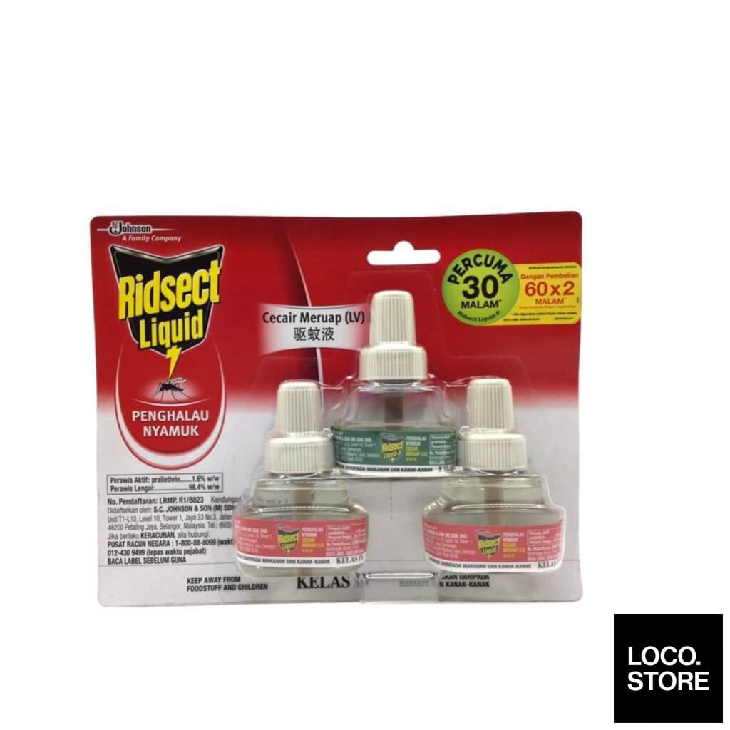 Ridsect Liquid 60N Refill (Twin Pack) + Free Liquid 30N Pine