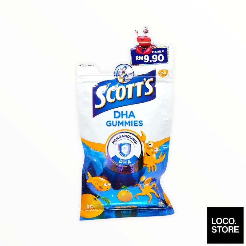 Scotts DHA Gummies Orange 15S Promo RM9.90 - Health & 