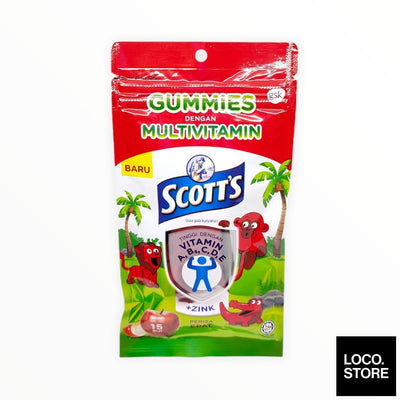 Scotts Multivitamin Gummies Apple 15s - Health & Wellness