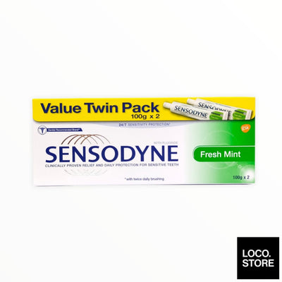 Sensodyne Toothpaste Freshmint Twin Pack 2X100G - Oral 