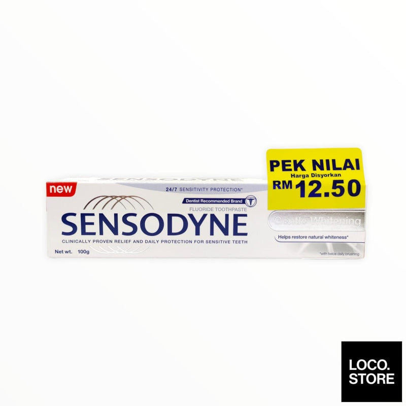 Sensodyne Toothpaste Gentle Whitening 100G Promo RM12.50 - 