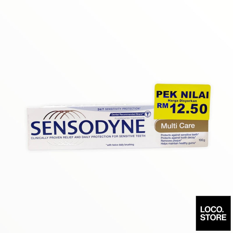 Sensodyne Toothpaste Multicare 100G Promo RM12.50 - Oral 