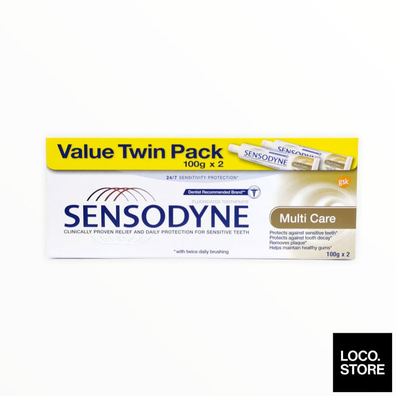 Sensodyne Toothpaste Multicare Twin Pack 2X100G - Oral 