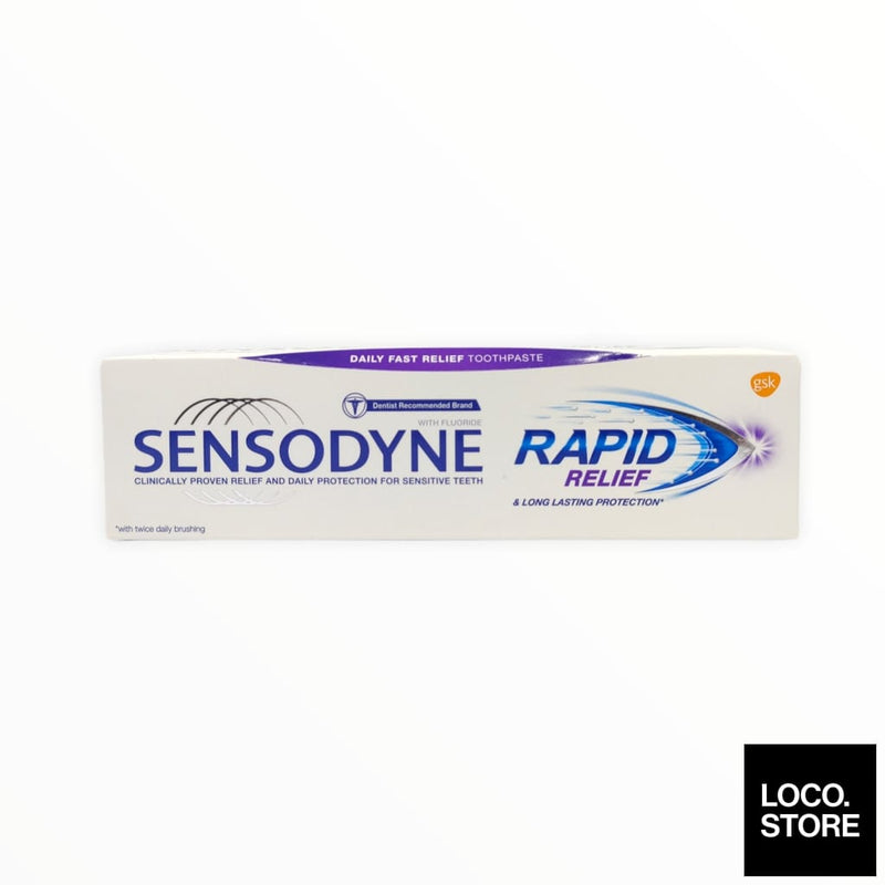 Sensodyne Toothpaste Rapid Relief 100G - Oral Hygiene