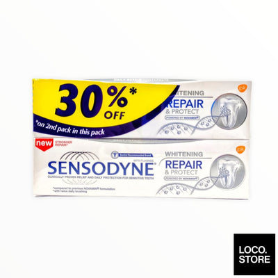 Sensodyne Toothpaste Repair Protect Whitening Twin Pack 