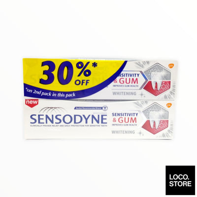 Sensodyne Toothpaste Sensitivity & Gum Whitening Twin Pack 