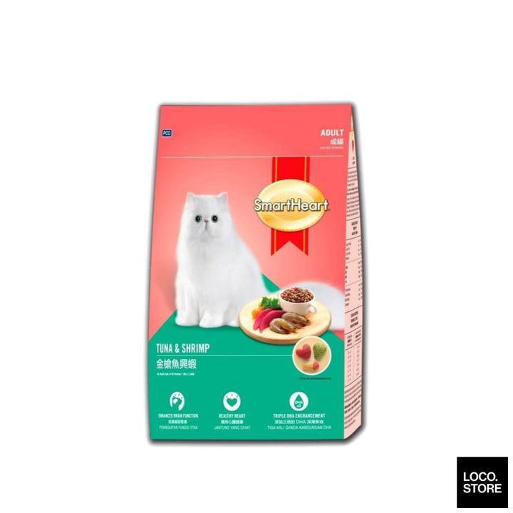 Smart Heart Adult Cat Food Tuna & Shrimp 3kg - Pet Supplies