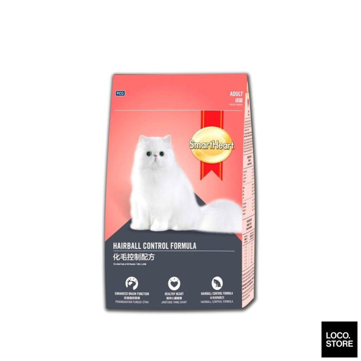 Smart Heart Adult Cat Hairball Control Formula 1.1kg - Pet 