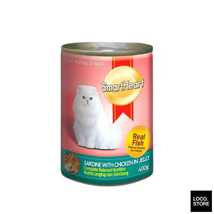 Smart Heart Cat Canned Food Sardine With Chicken In Jelly 