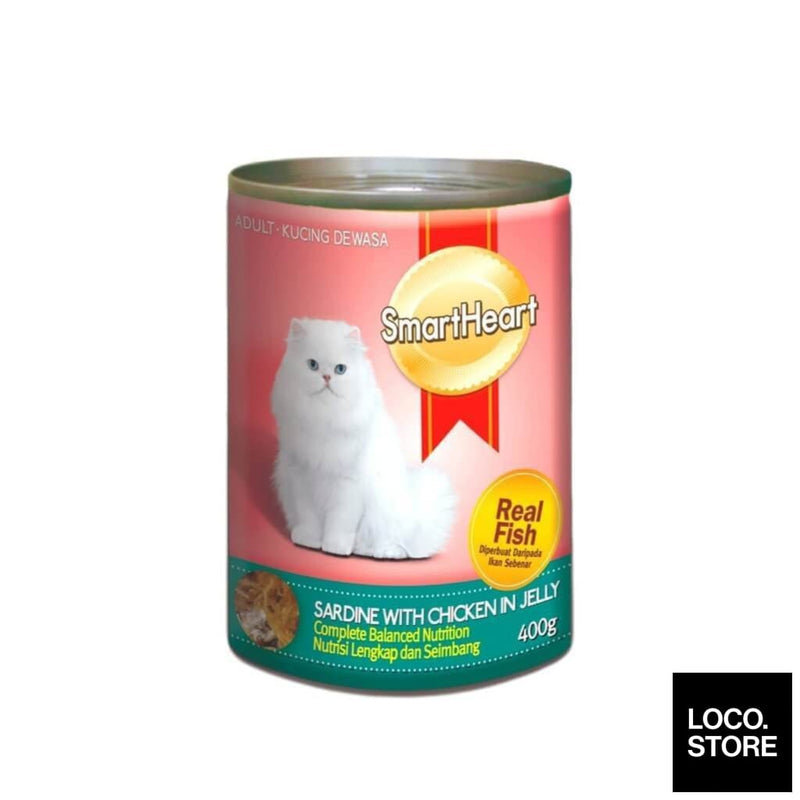 Smart Heart Cat Canned Food Sardine With Chicken In Jelly 