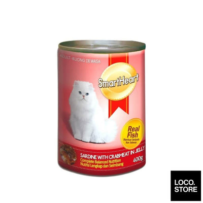 Smart Heart Cat Canned Food Sardine With Crabmeat In Jelly 