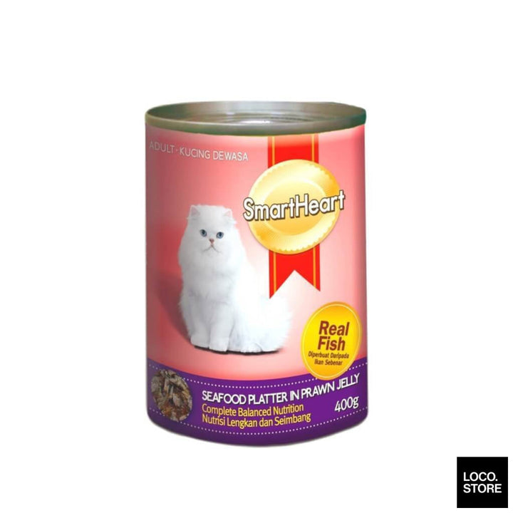 Smart Heart Cat Canned Food Seafood 400g - Pet Supplies