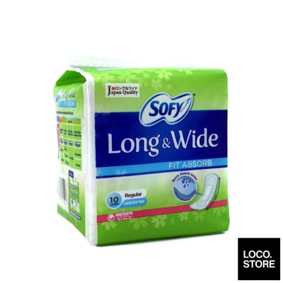 Sofy Pantyliner Long & Wide - Fit Absorb (Unscented) 10 