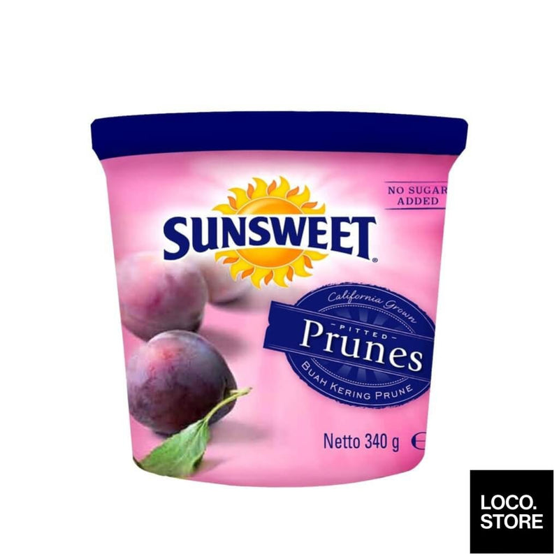 Sunsweet Pitted Prunes Canister 340g (canister) - Snacks