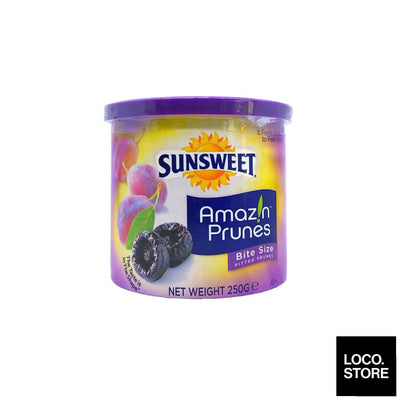 Sunsweet Pitted Prunes Canister Bite Size 250G - Snacks