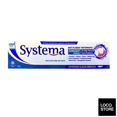 Systema Advance Anti Plaque Toothpaste 130g Extra Clean 