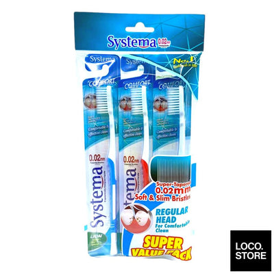 Systema ToothBrush Value Pack 3s Comfort - Oral Hygiene