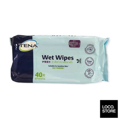 TENA Adult Wet Wipes 40s - Wellness - Adult Diaper &