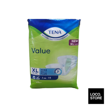 Tena Value Adult Diaper XL 8S - Wellness - Adult Diaper &