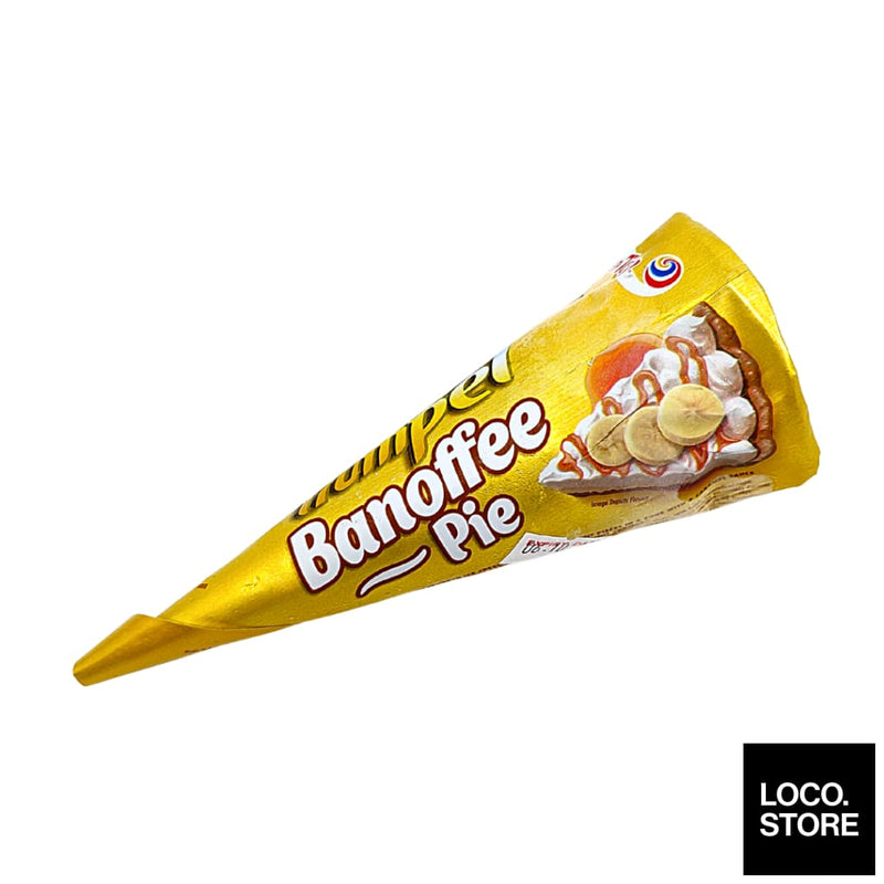 Tip Top Trumpet Cone Banoffee 110ml - Ice Cream