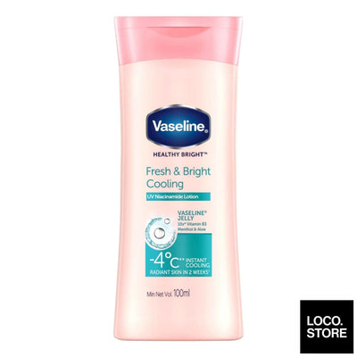 Vaseline Body Lotion Fresh & Bright 100ml - Bath & Body
