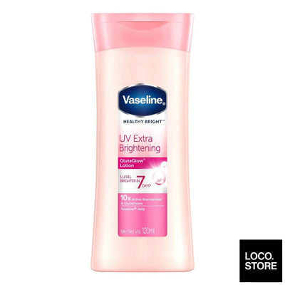 Vaseline Body Lotion UV Extra Brighten 120ml - Bath & Body