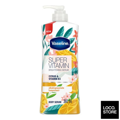 Vaseline Super Vitamin Brightening Serum Citrus 360ml - Bath