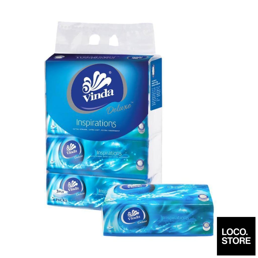 VINDA Deluxe Tissue 3 ply (L) 120S x 4 - Household