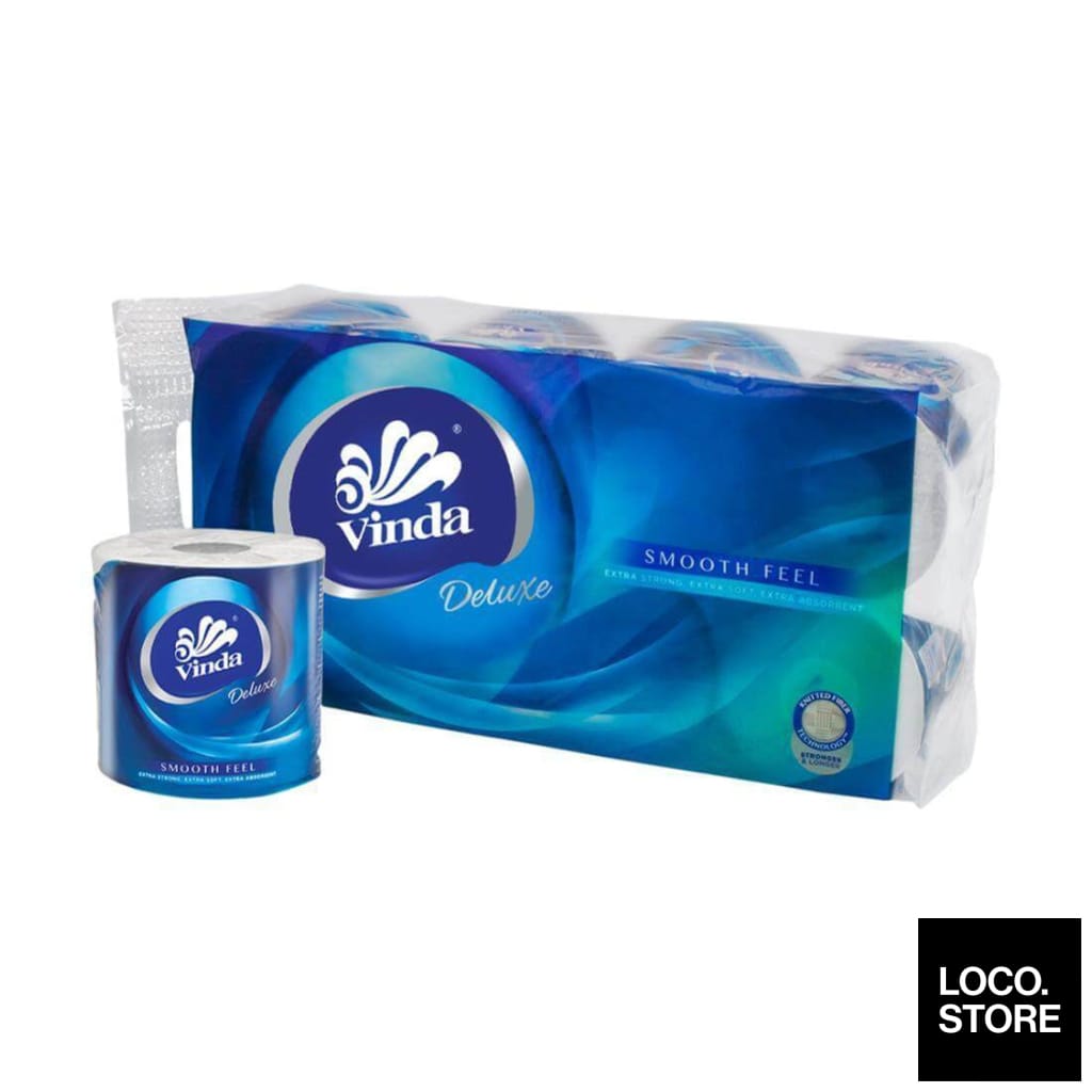 VINDA Deluxe Toilet Paper 3ply 8 rolls - Household