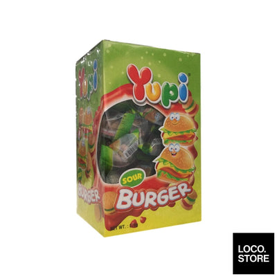 Yupi Sour Burger Double 8g X 72 - Biscuits Chocs & Sweets