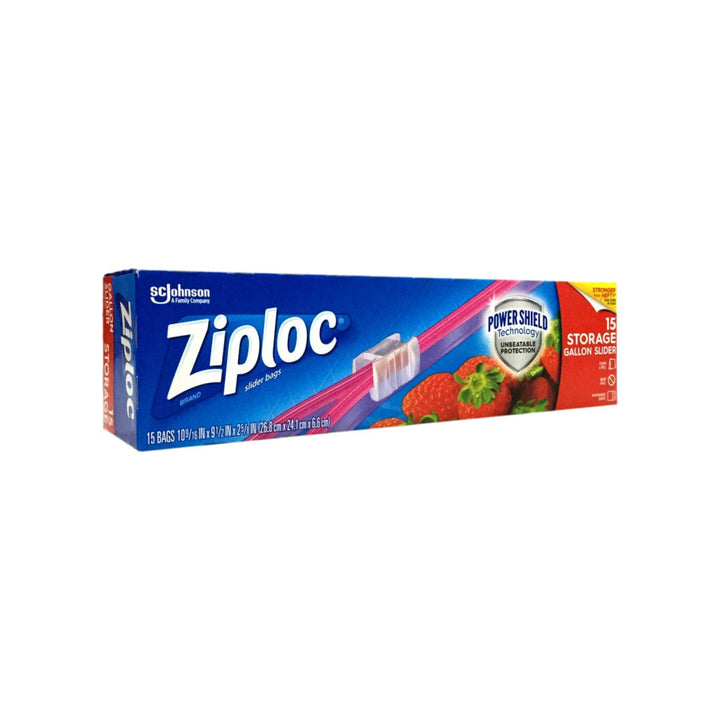 Ziploc EZ Zip Storage Gallon 15 bags - Household