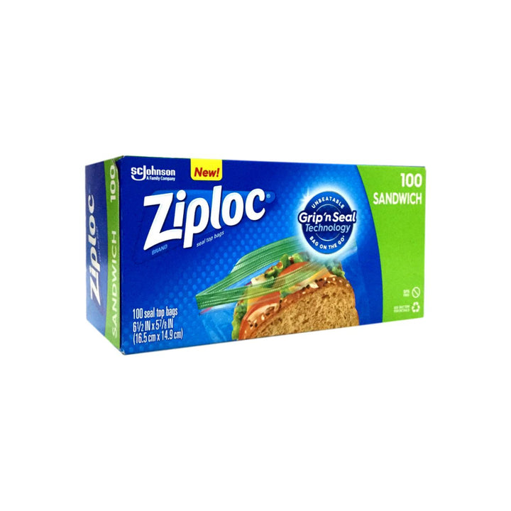 Ziploc Sandwich Value Pack 100 bags - Household