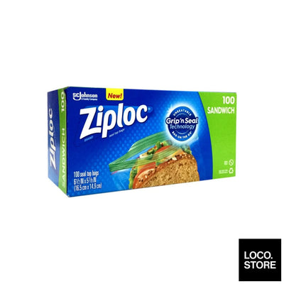 Ziploc Sandwich Value Pack 100 bags - Household